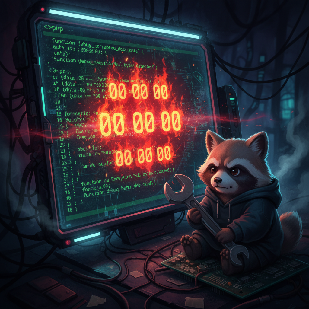 When Null Bytes Ate My WordPress: A 4 AM Debug Story